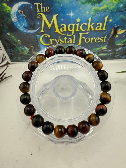 Multi Tiger Eye  Bracelet 8mm