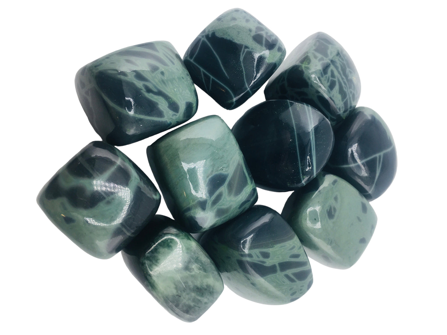 Spiderweb Obsidian Tumbled