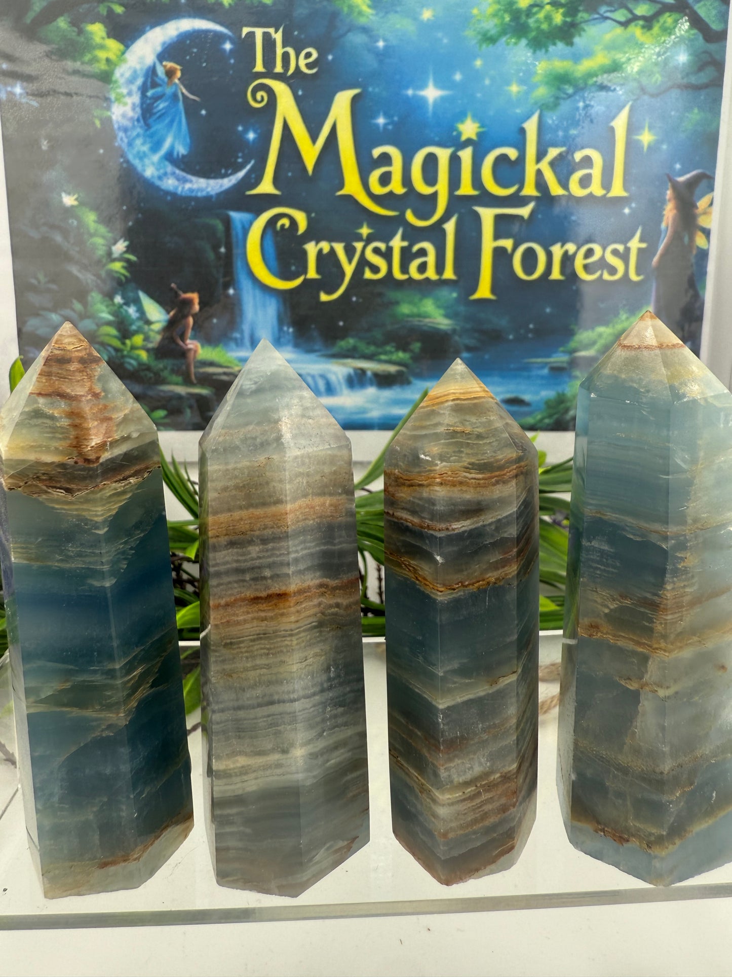 Aquatien Calcite Points