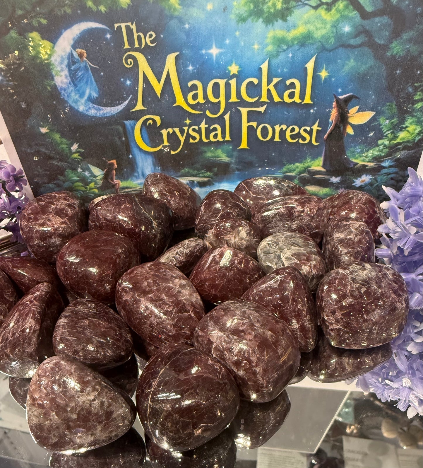 Unicorn Lepidolite Tumbled
