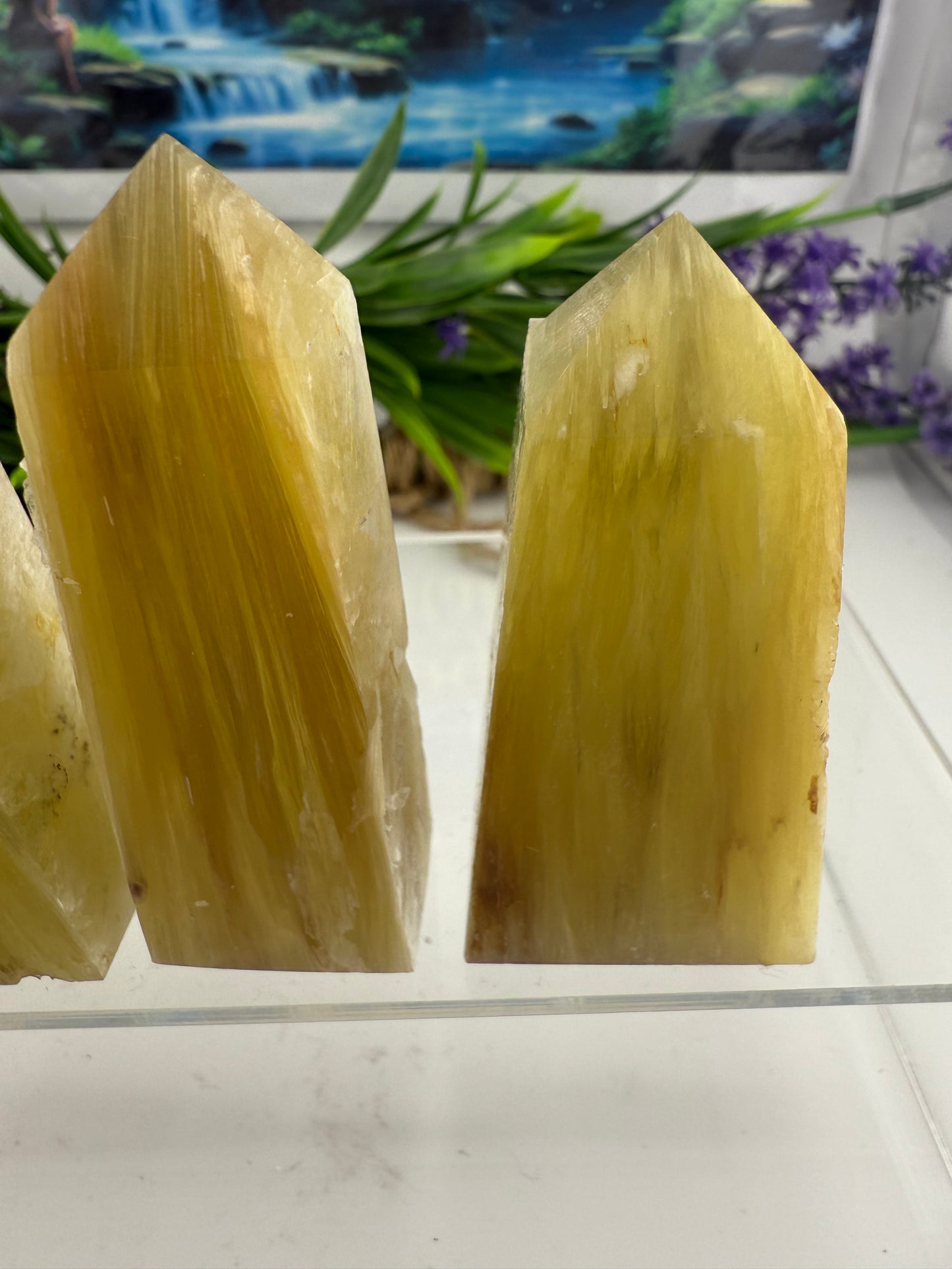 Yellow Mica Points