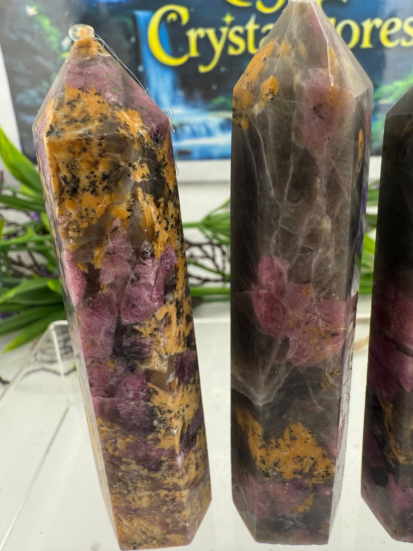 Pink Tourmaline Points