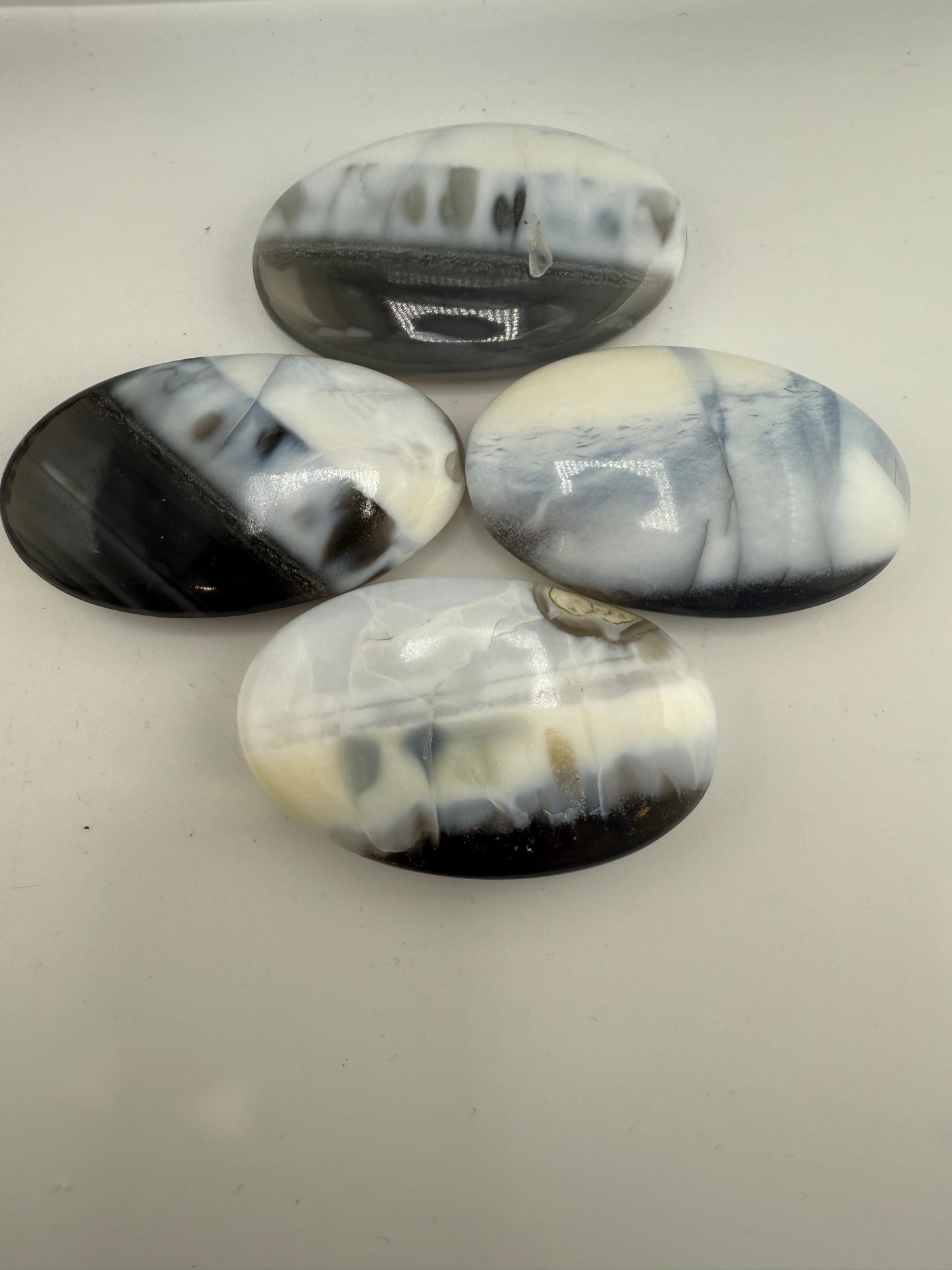 Blue Opal Palm Stone