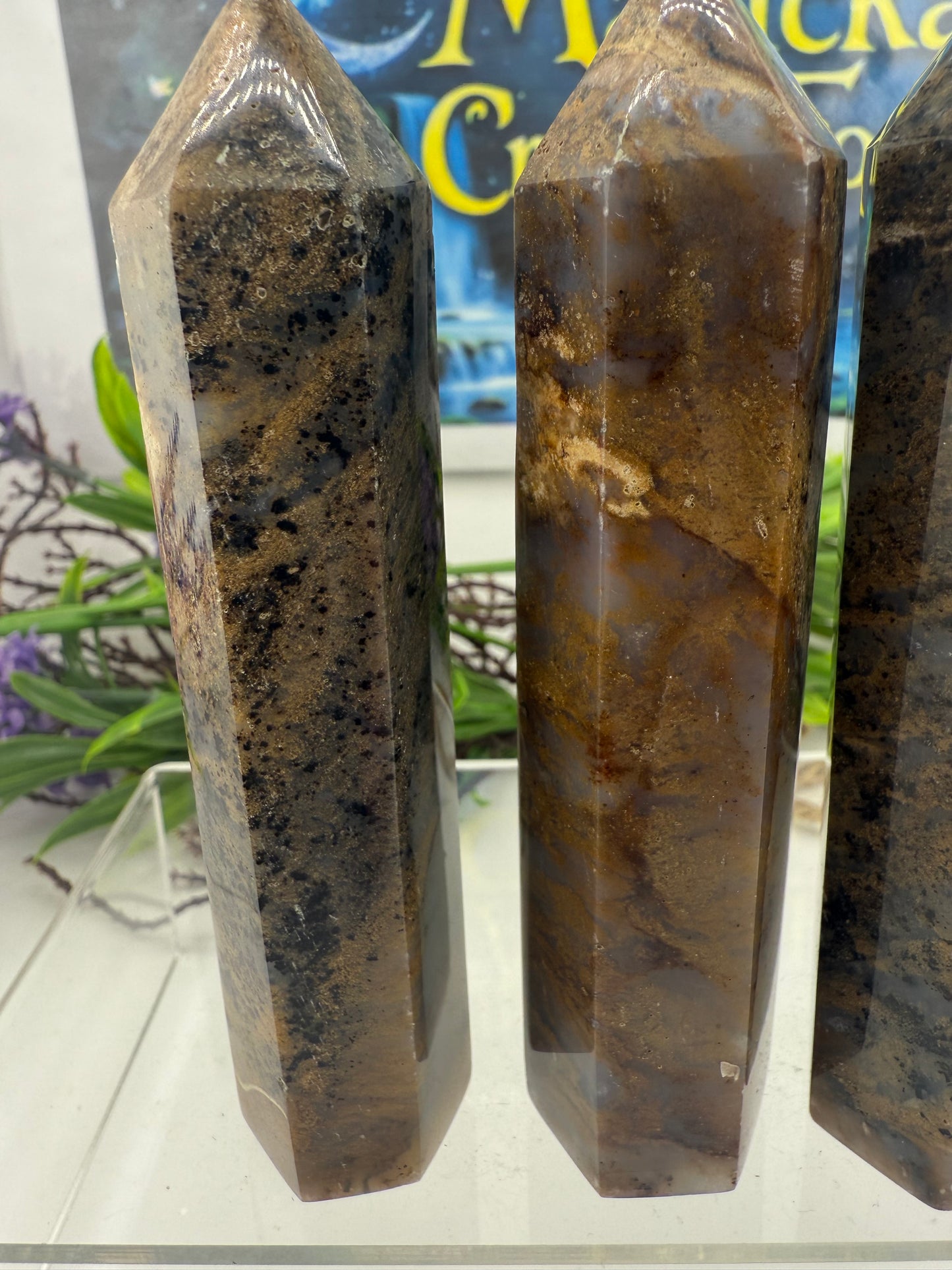 Dendritic Opal Points