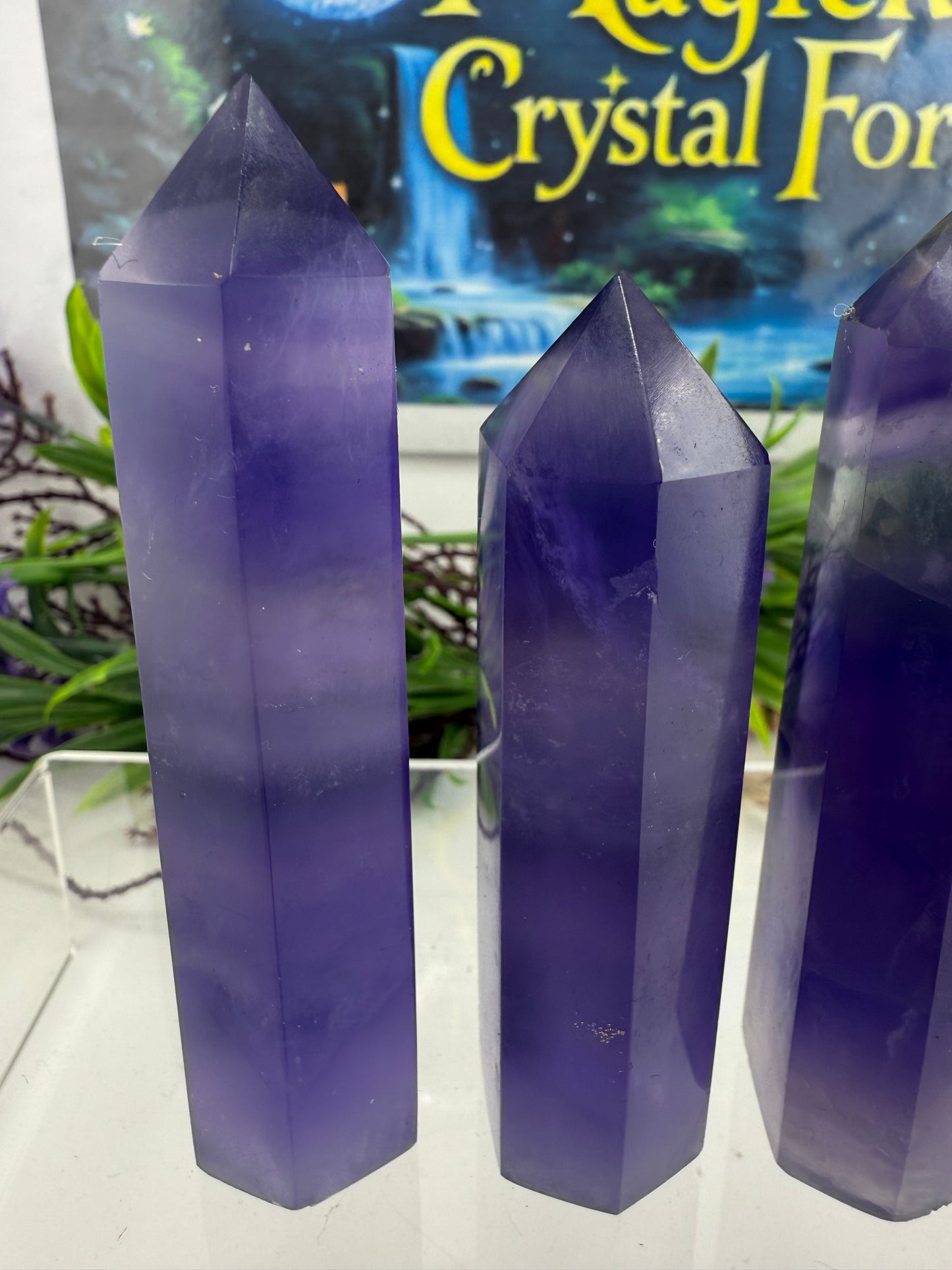 Tanzanite Blue Fluorite Points
