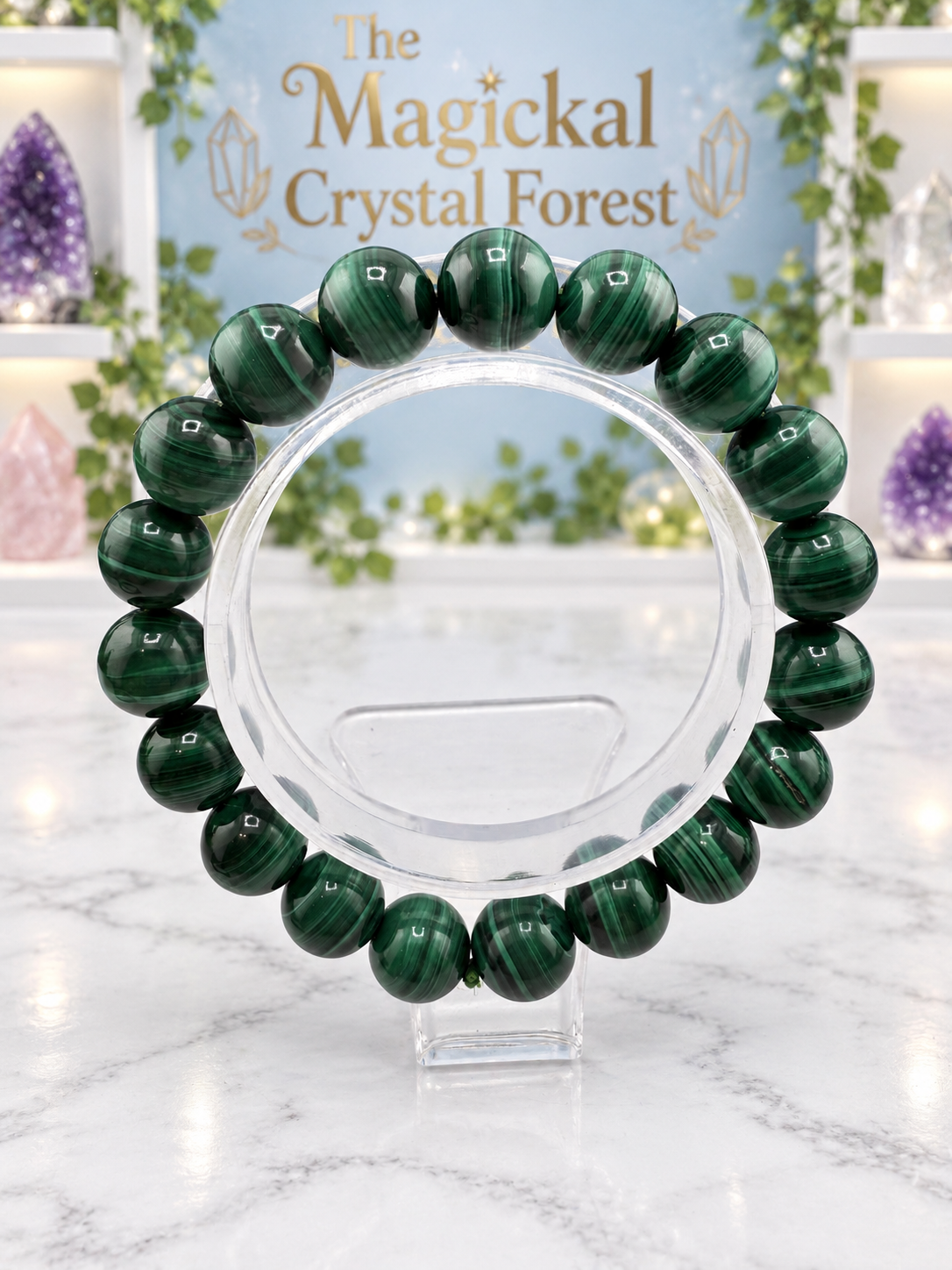 Malachite Bead 8mm