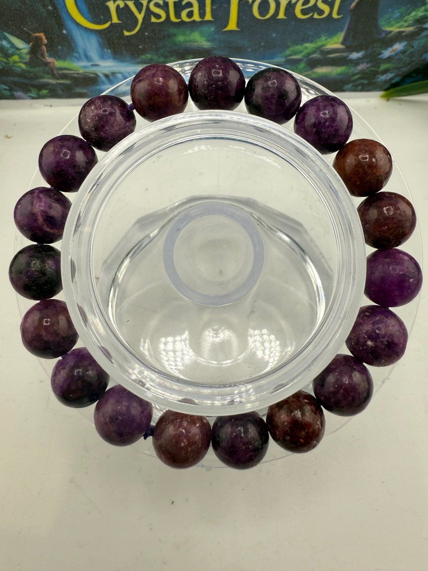 Lepidolite Crystal Bracelets 10mm