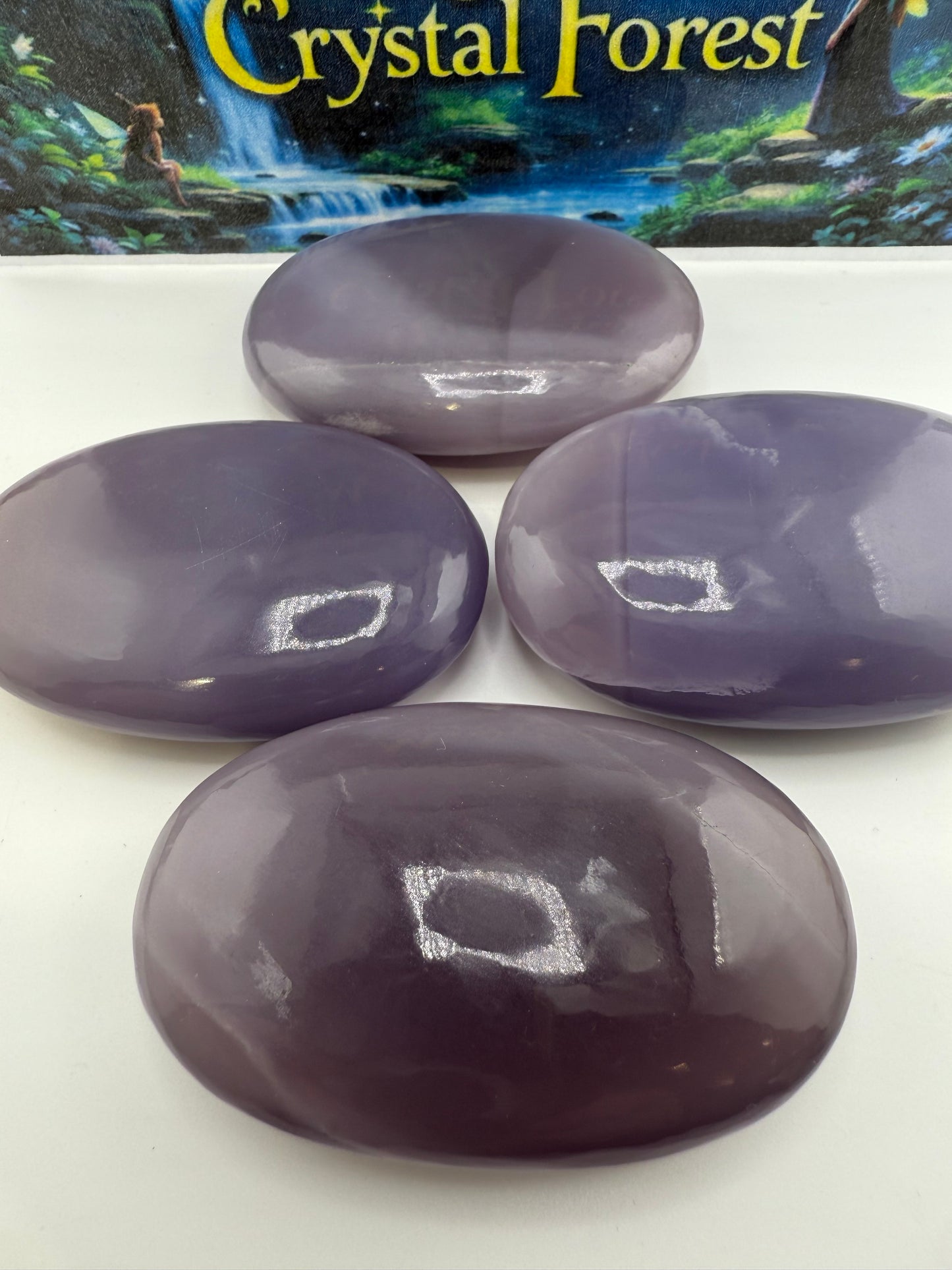 Yttrium Fluorite Palm stone