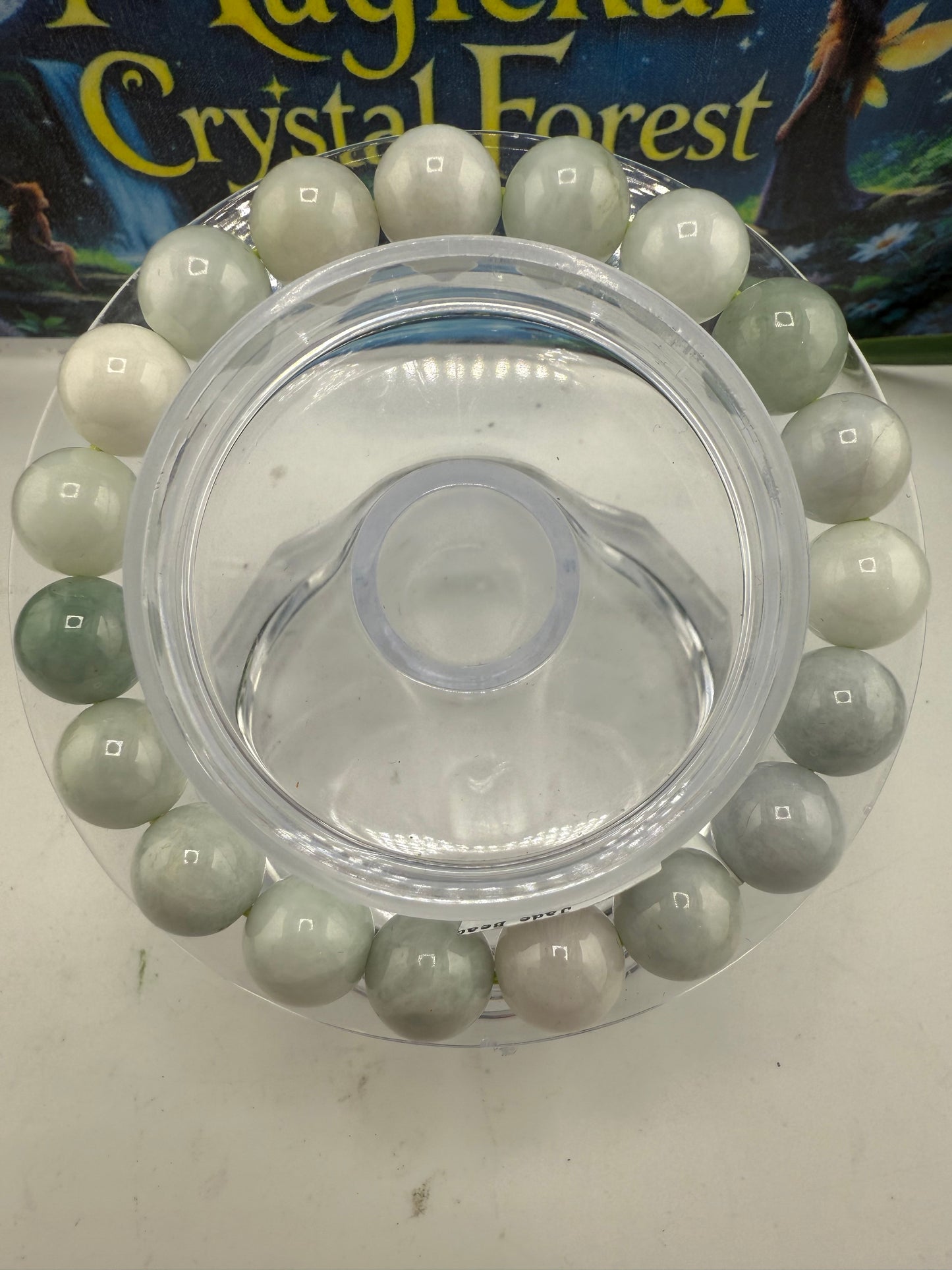 Jade Bead Bracelet 10mm