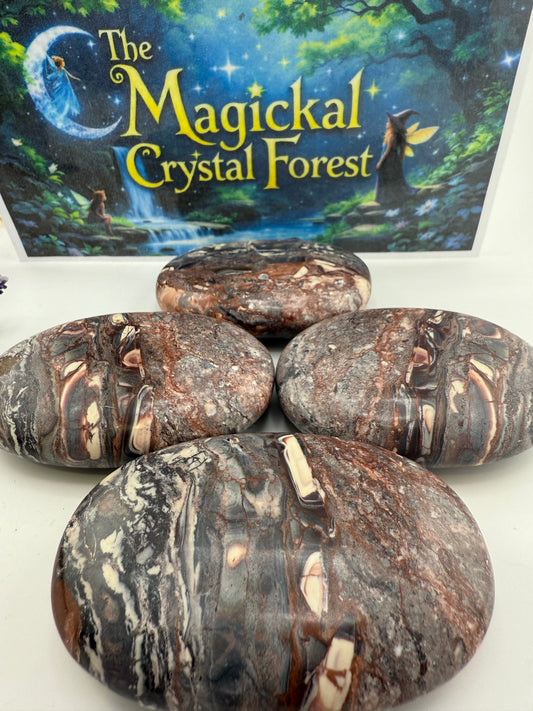 Porcelian Jasper Palm Stone