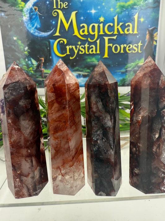 Fire Quartz Points