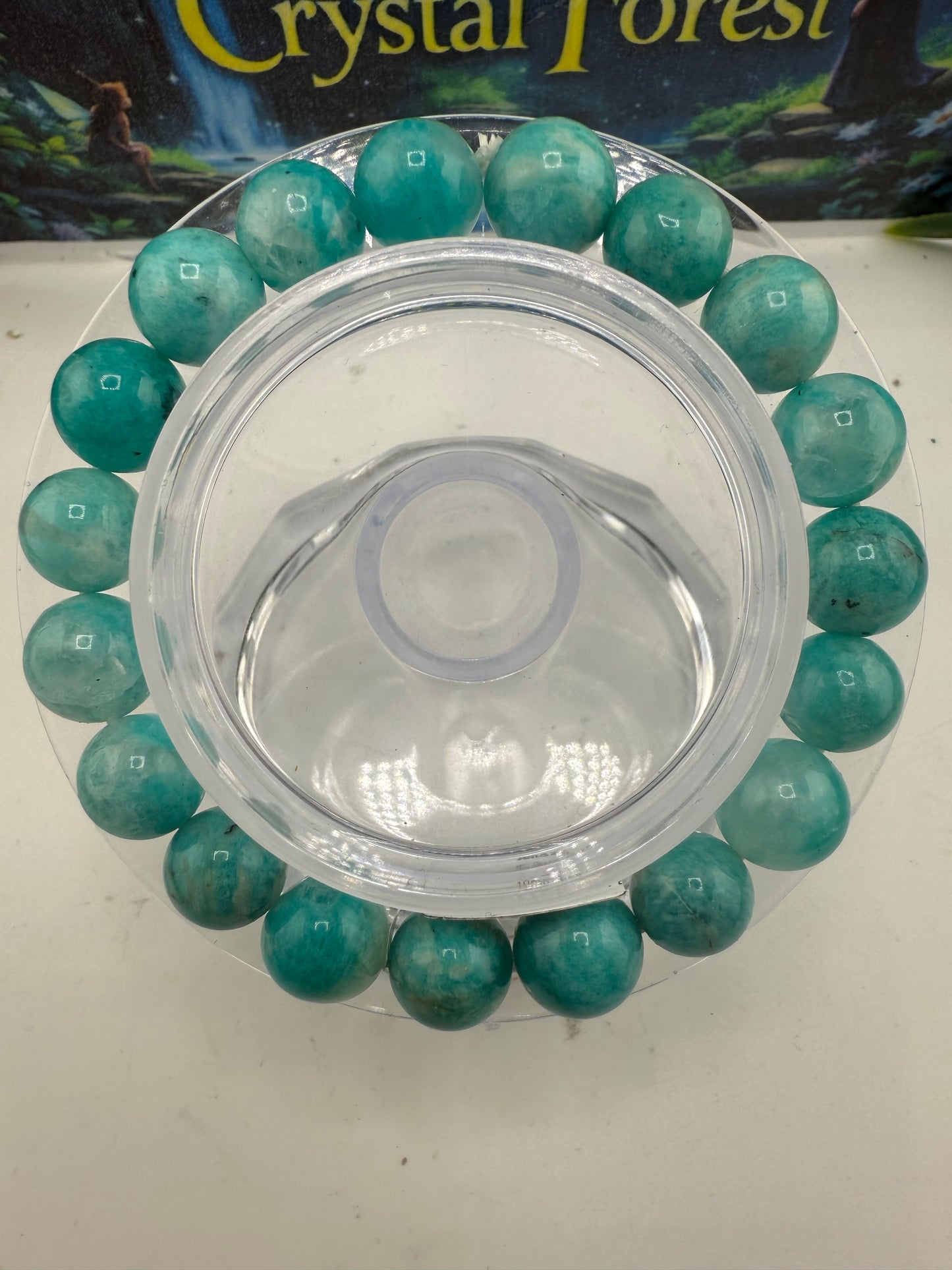 Amazonite Bead Bracelet 10mm