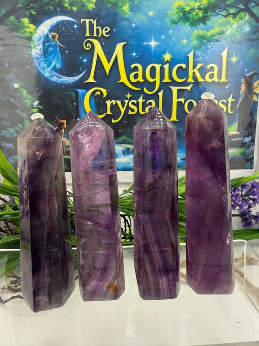 Purple Fluorite Point