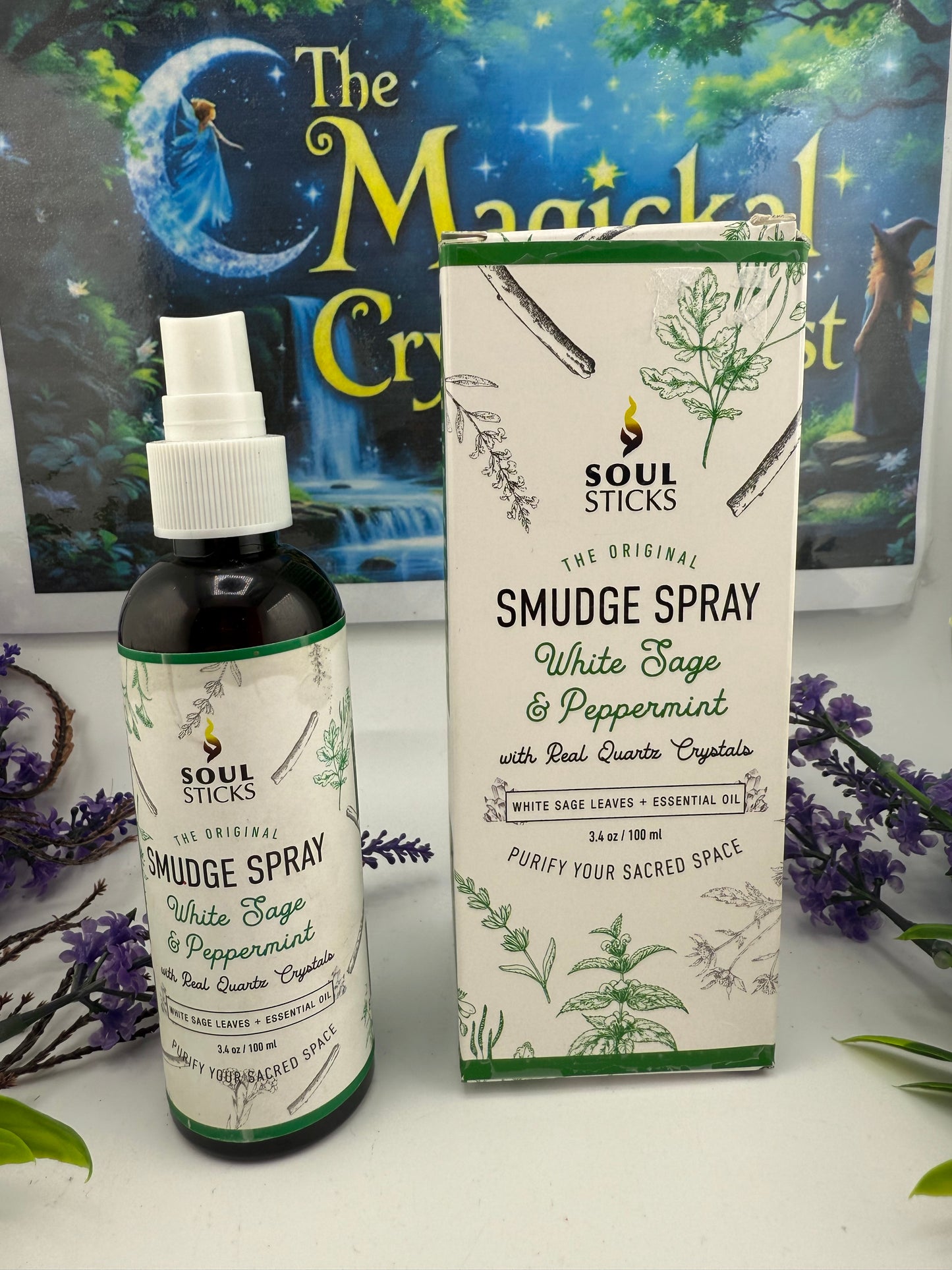 Peppermint & White Sage Soulsticks Smudge Spray 100ml