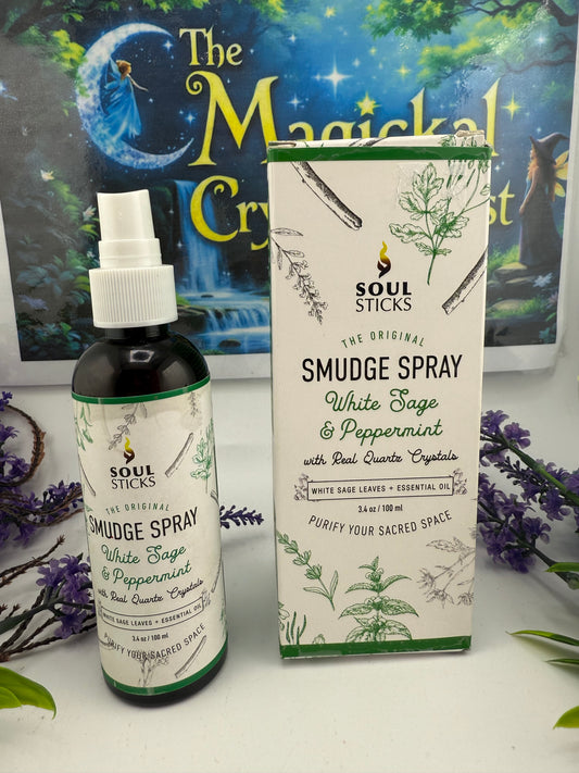 Peppermint & White Sage Soulsticks Smudge Spray 100ml