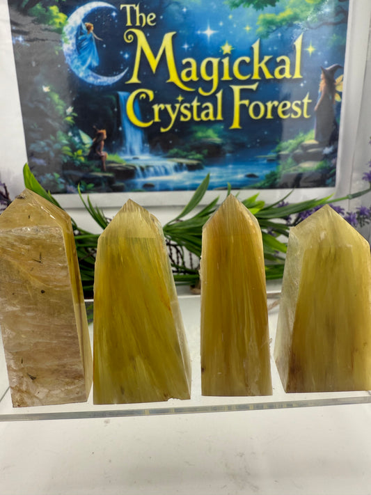 Yellow Mica Points