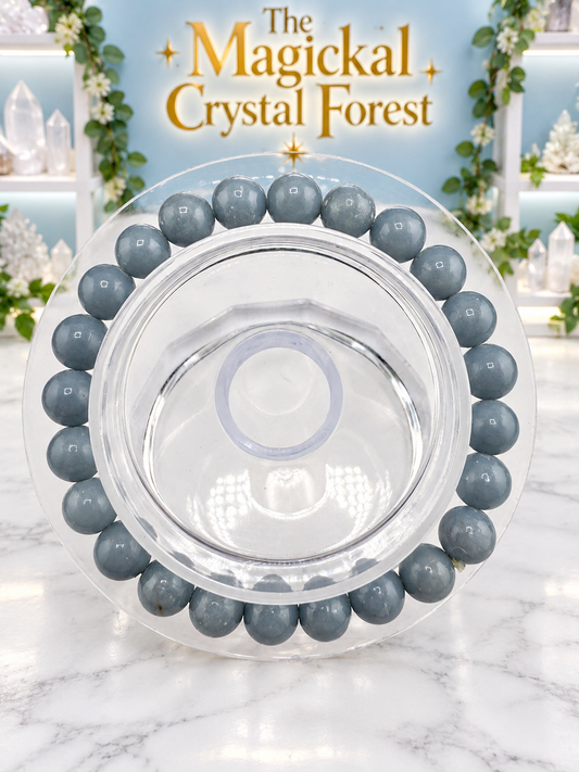 Angelite Crystal Bracelet 10mm