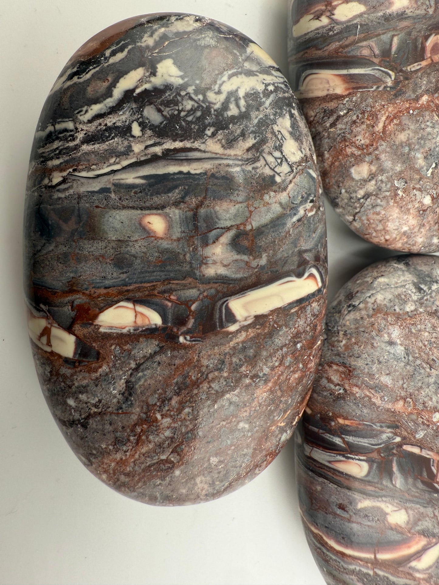 Porcelian Jasper Palm Stone