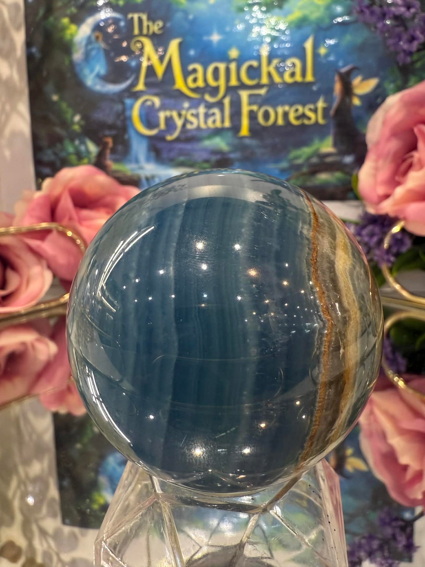Aquatien Calcite Sphere 8