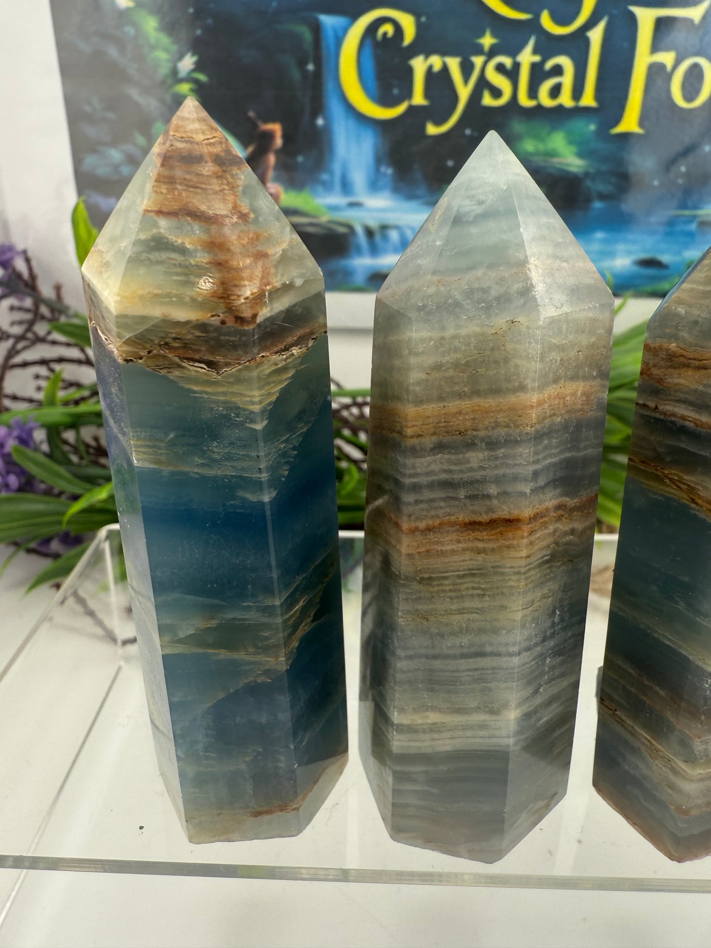 Aquatien Calcite Points