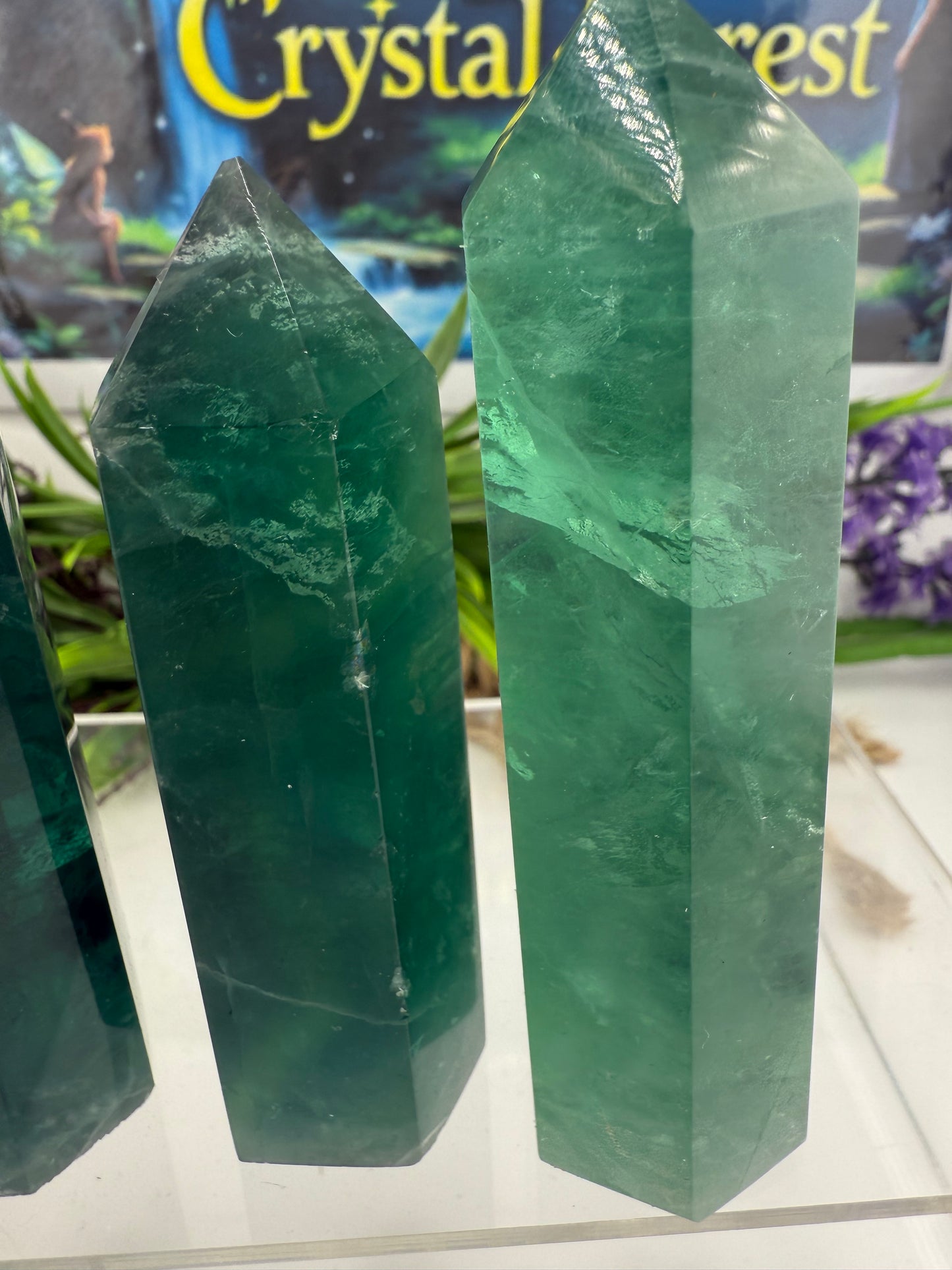 Emerald Green Fluorite Point