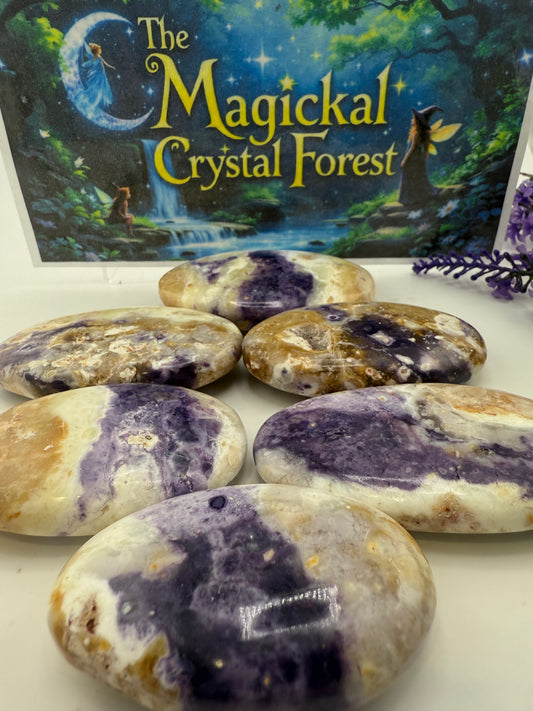 Morado Opal Palm Stone