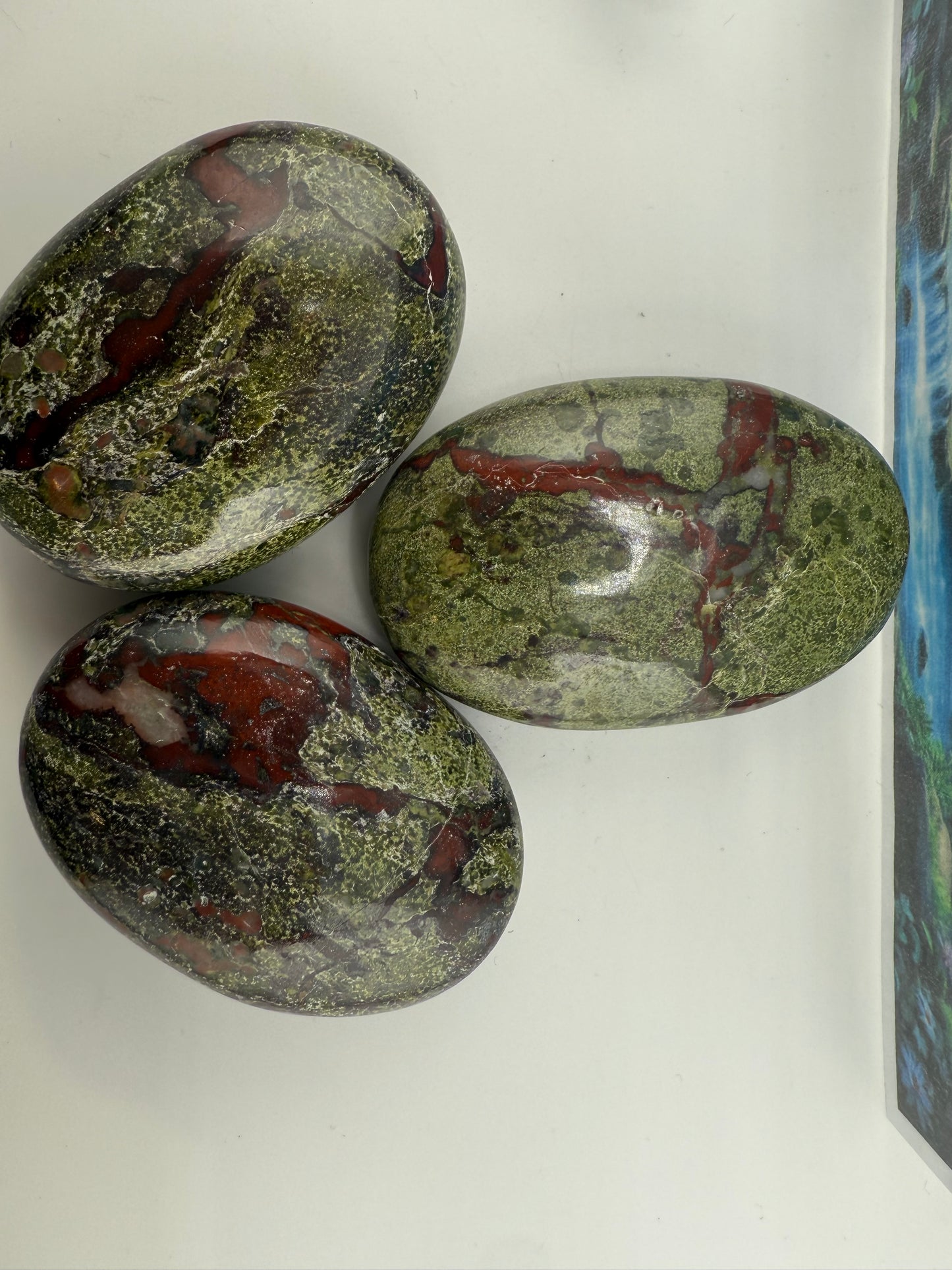 Dragons Blood Jasper Palm Stone