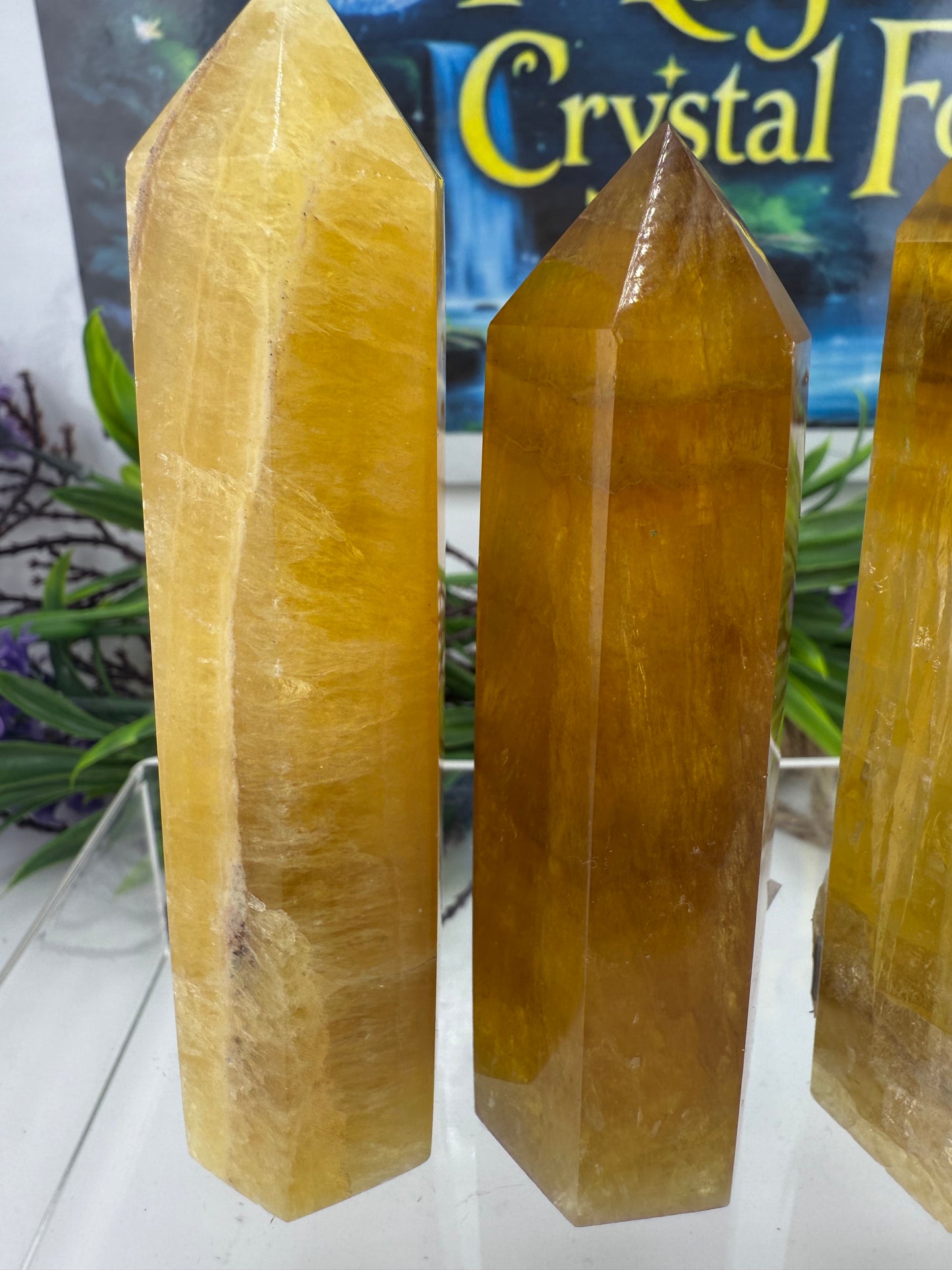 Yellow Fluorite Point