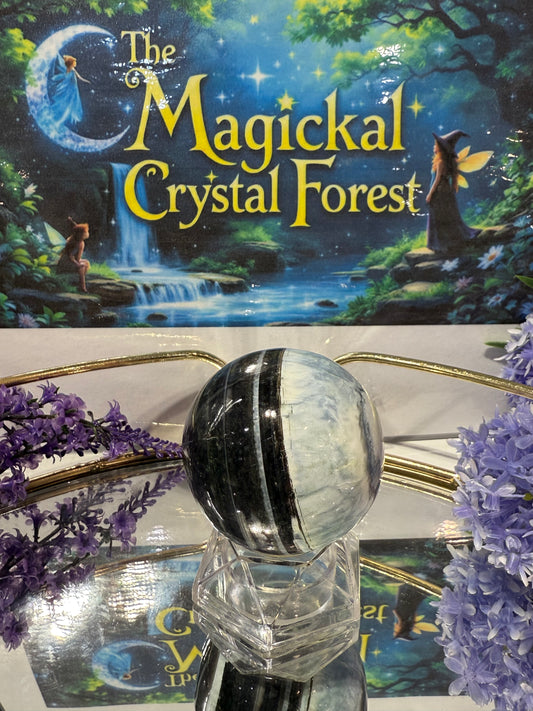 Blue Opal 1 Sphere