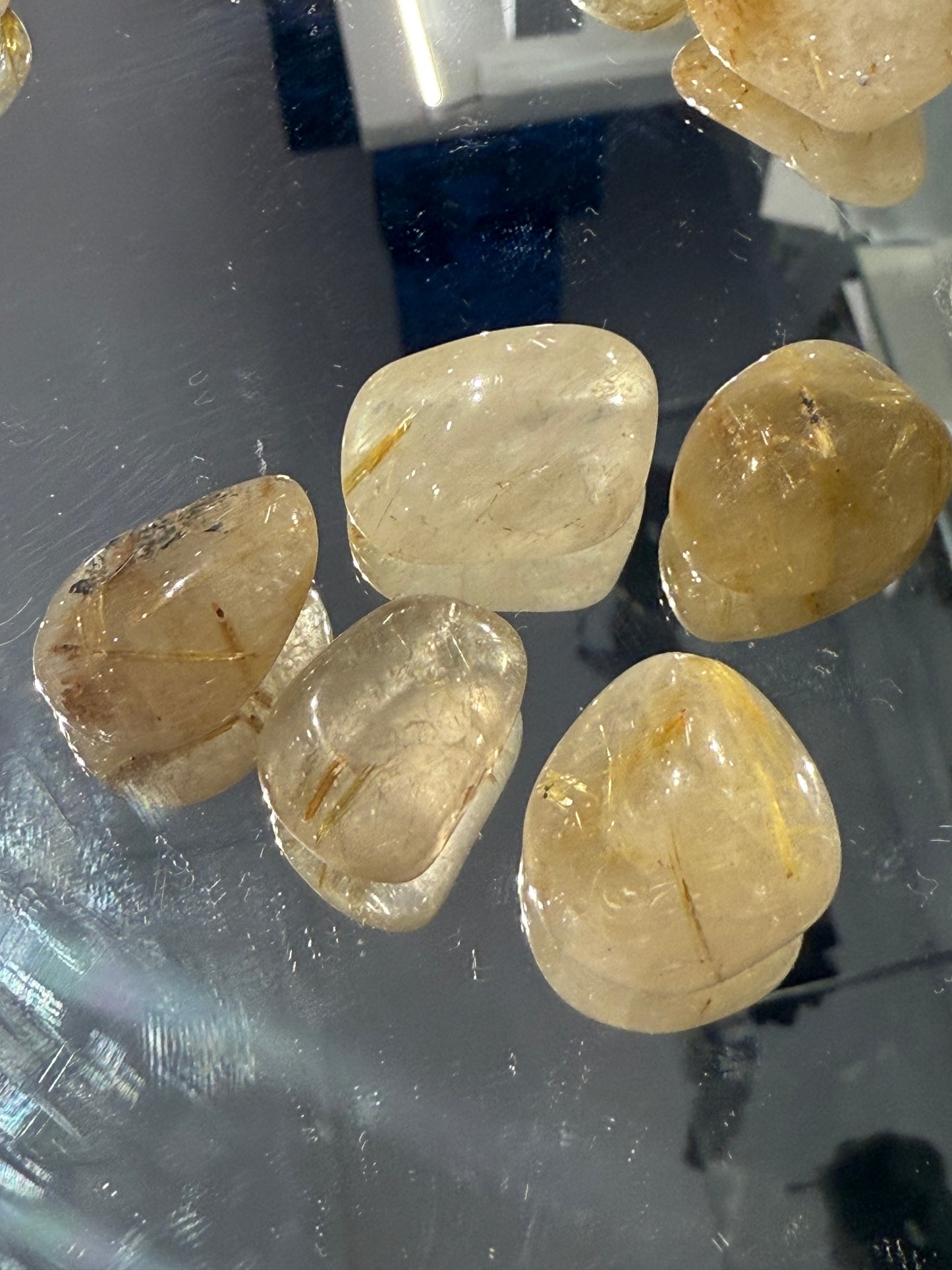 Golden Rutile Tumbled
