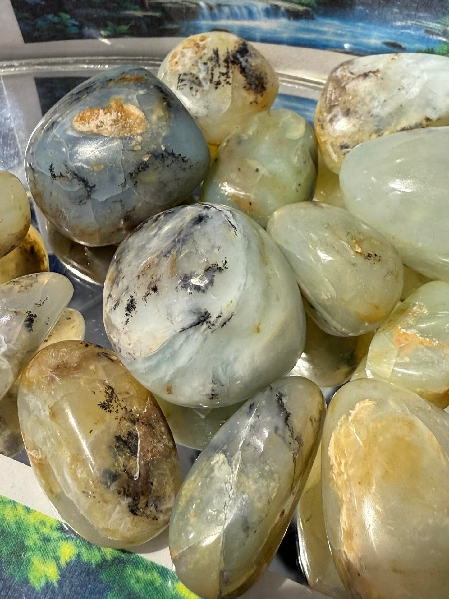 Blue Opal Peru Tumbled
