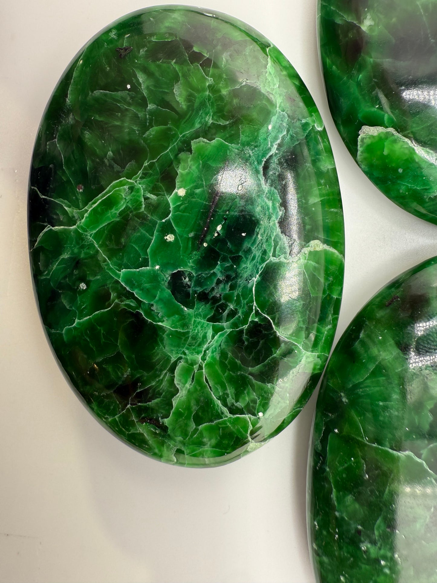 Green Hemimorphite Palm Stone