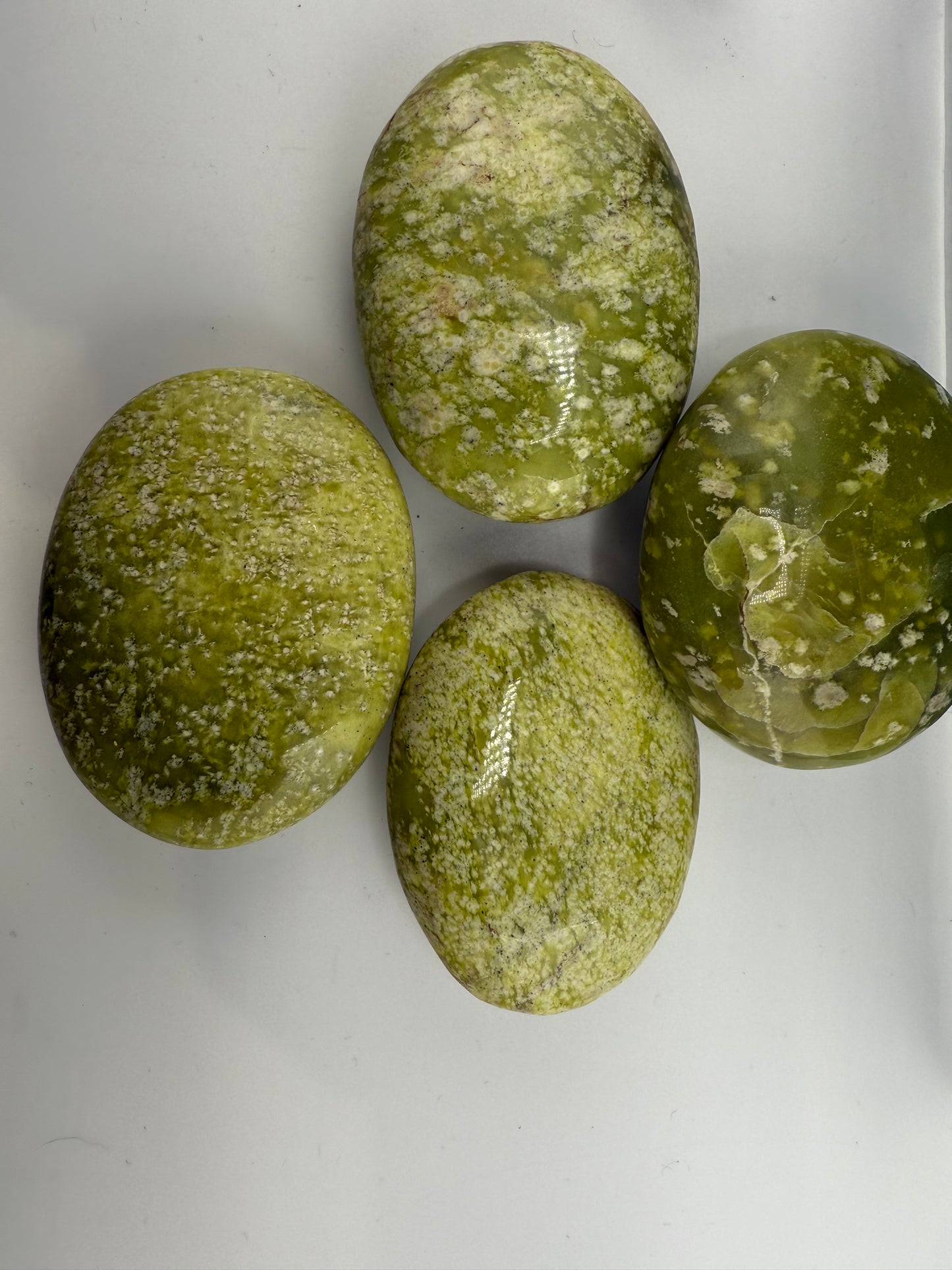 Serpentine Palm Stones