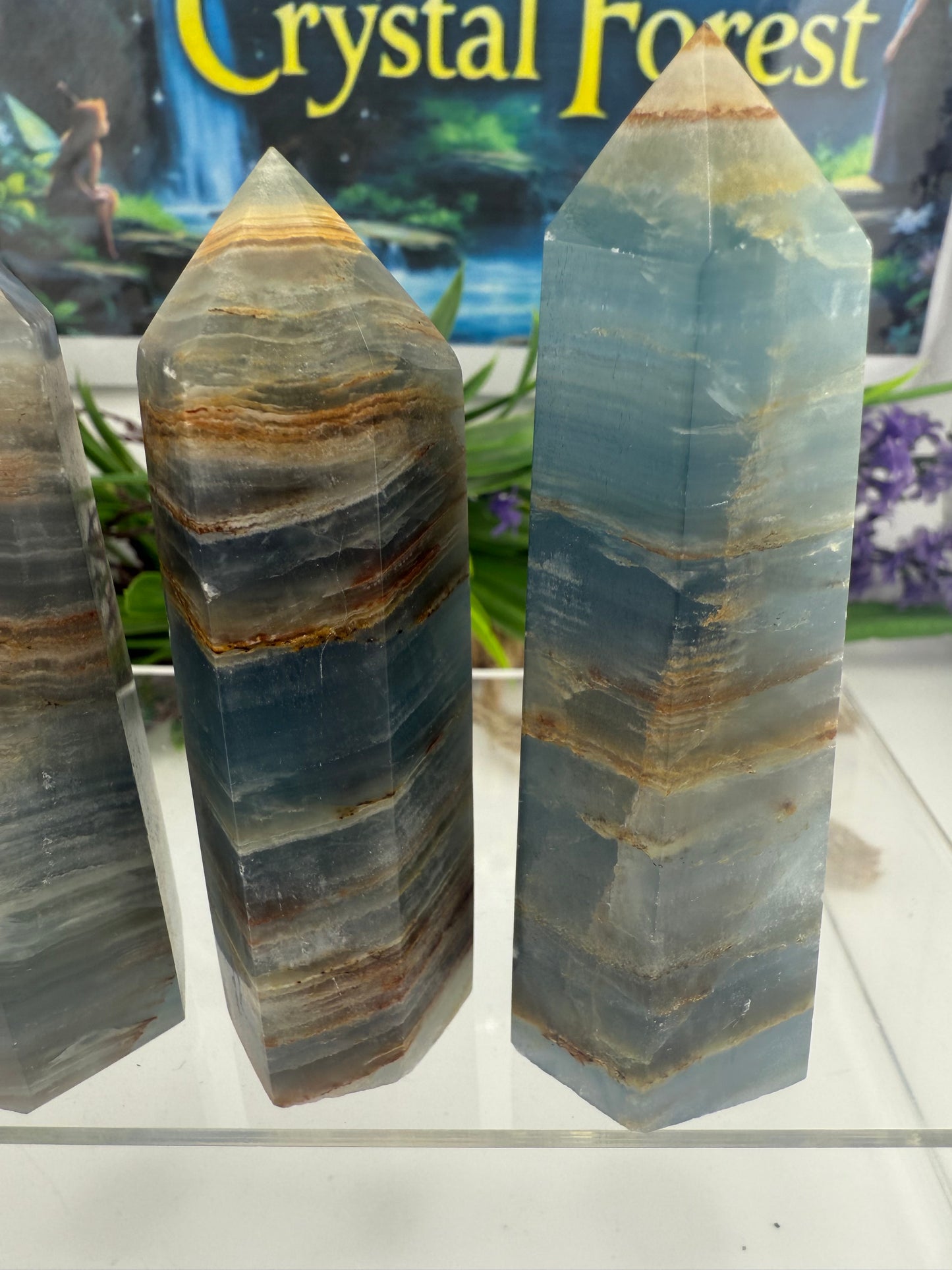 Aquatien Calcite Points