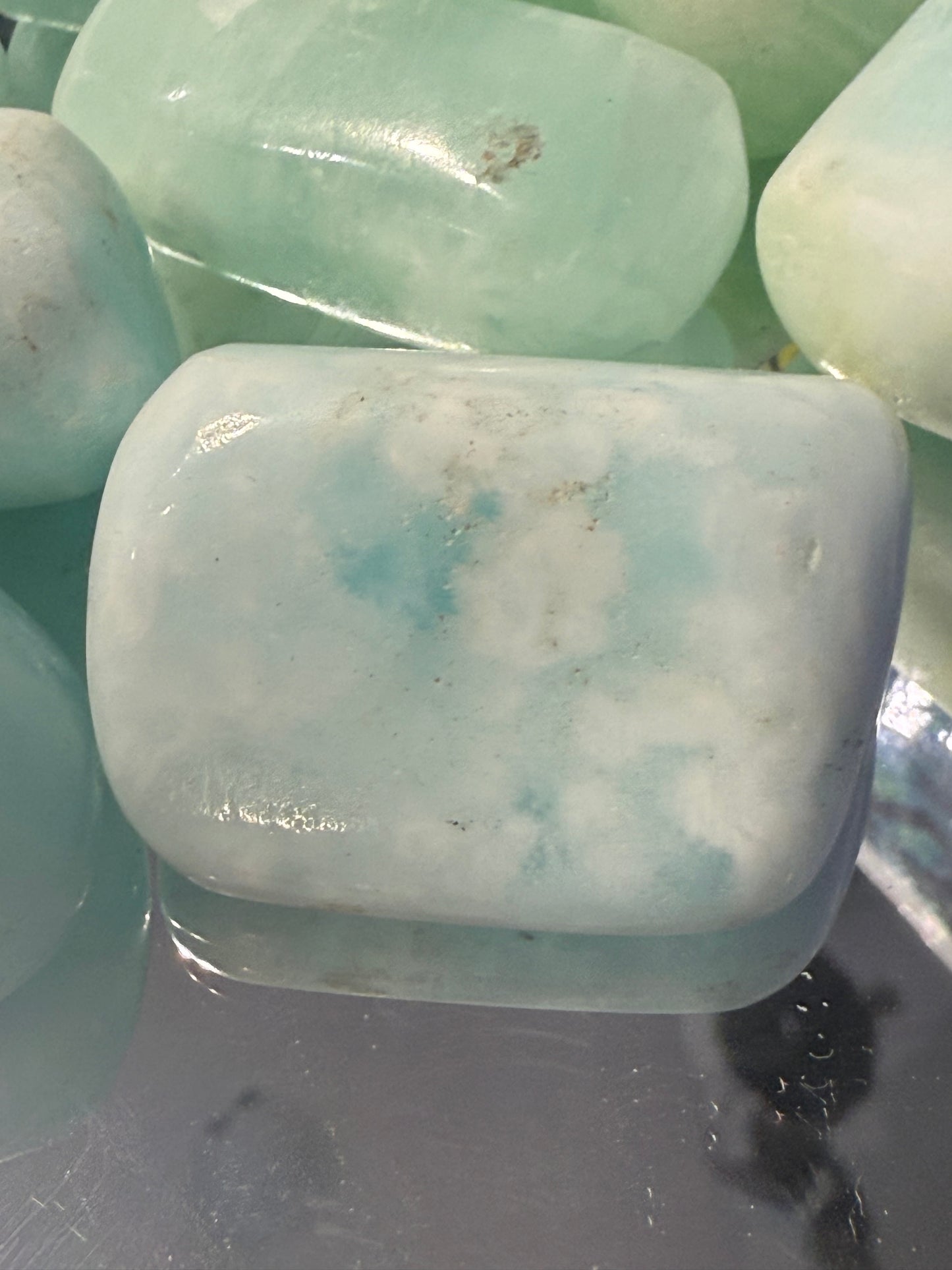 Caribbean Calcite Tumbled