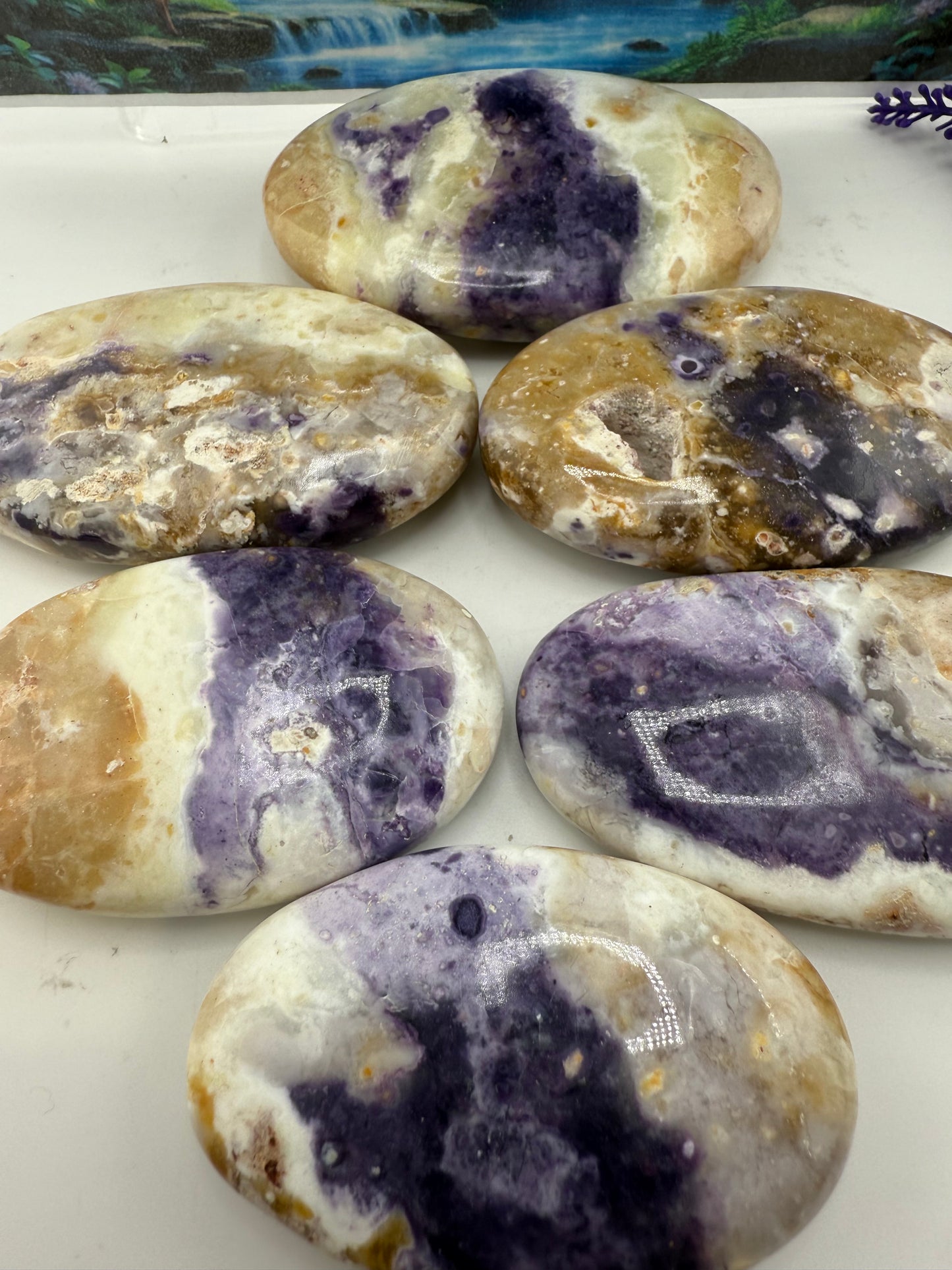 Morado Opal Palm Stone