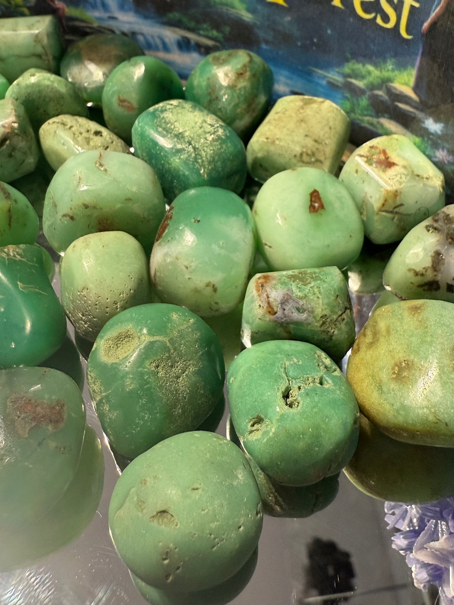Chrysoprase Tumbled