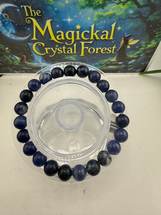 Sodalite Crystal Bracelet 10mm