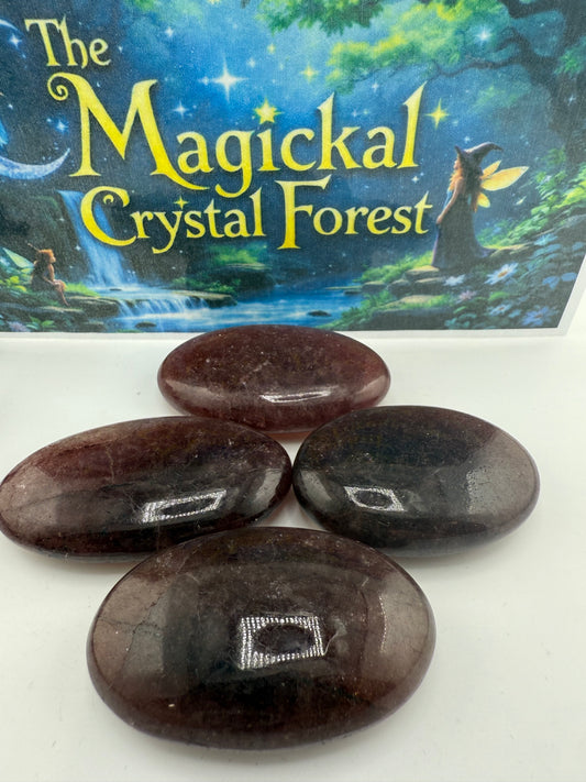 Strawberry Quartz Palm Stone