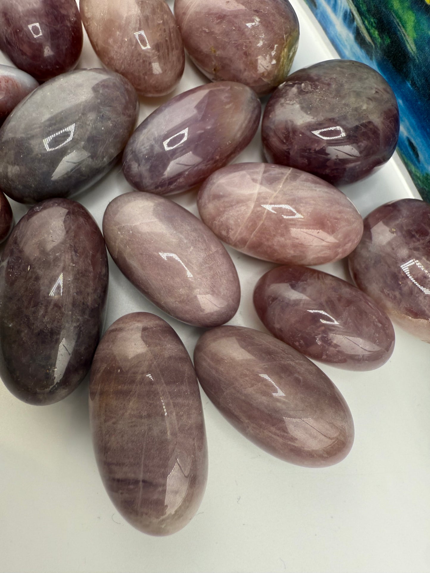 Purple Rose Quartz Tumbled