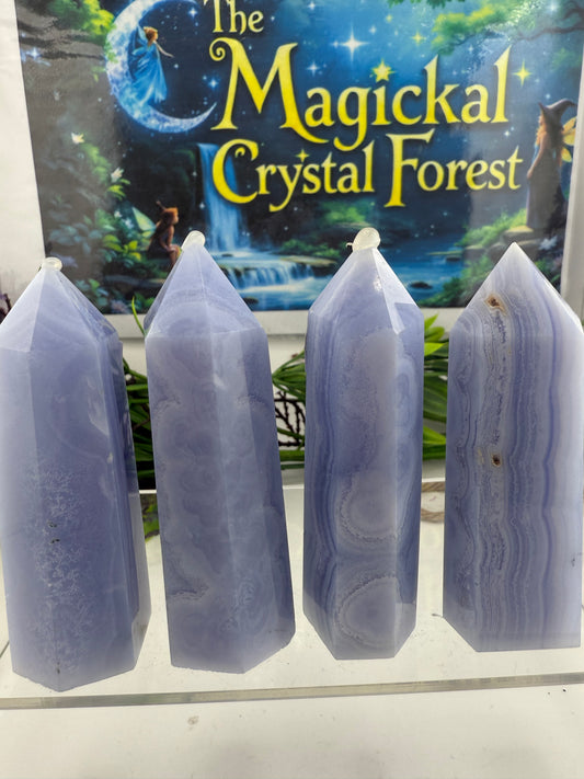 Blue Lace Agate Points