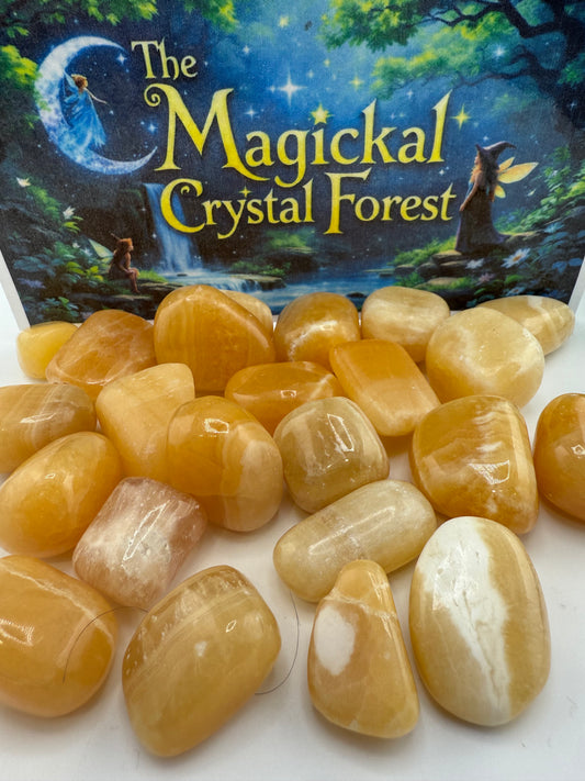 Orange Calcite Tumbled