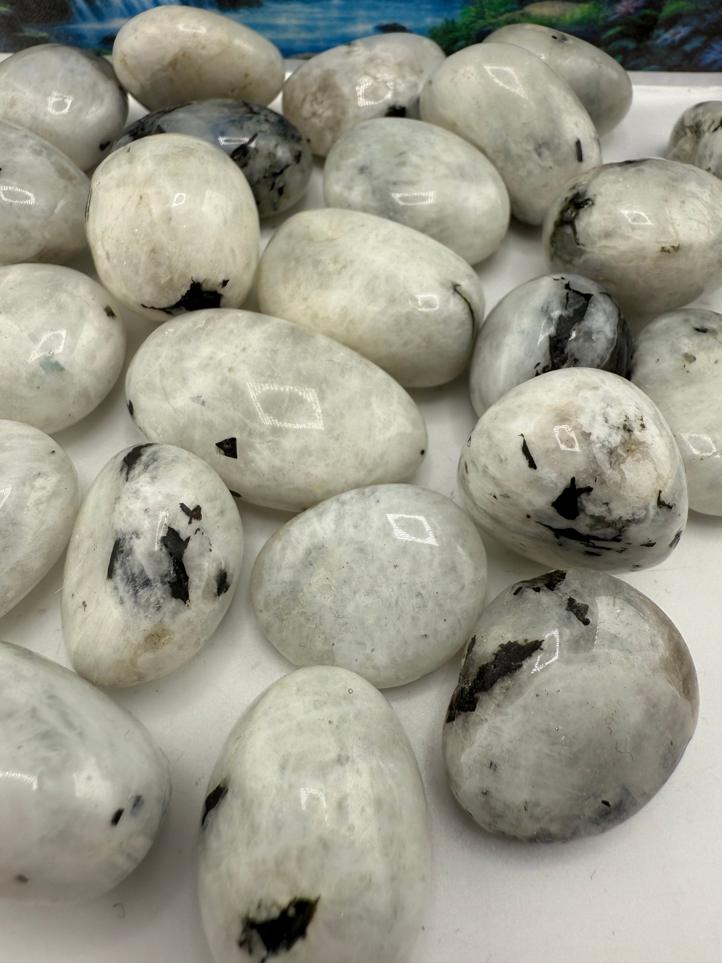Rainbow Moonstone Tumbled