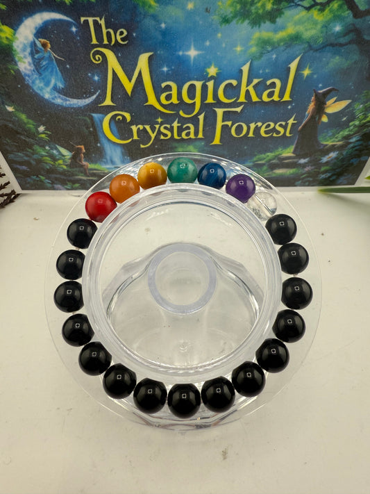 Chakra Bead Bracelet 8mm