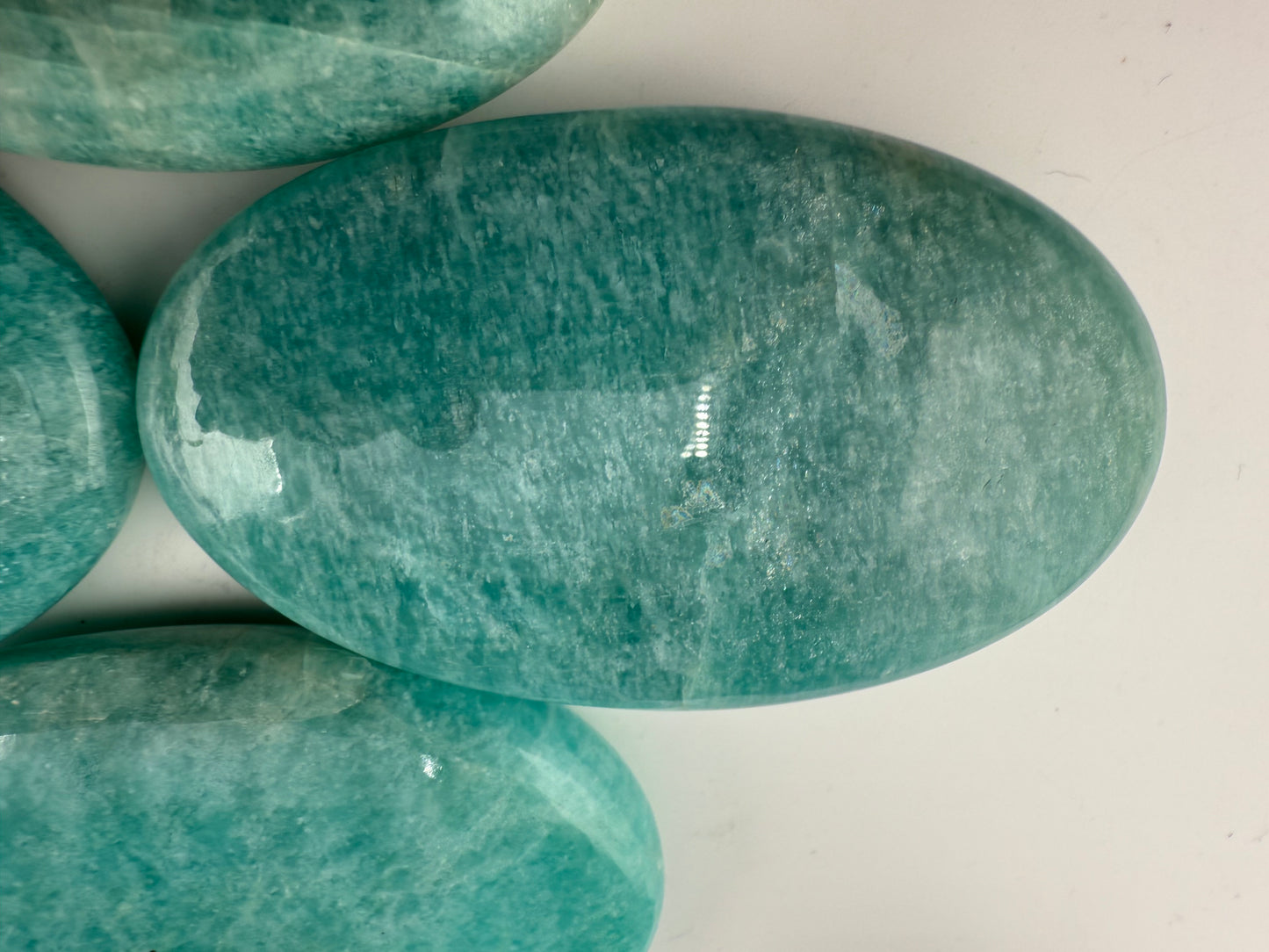 Amazonite Palm Stones