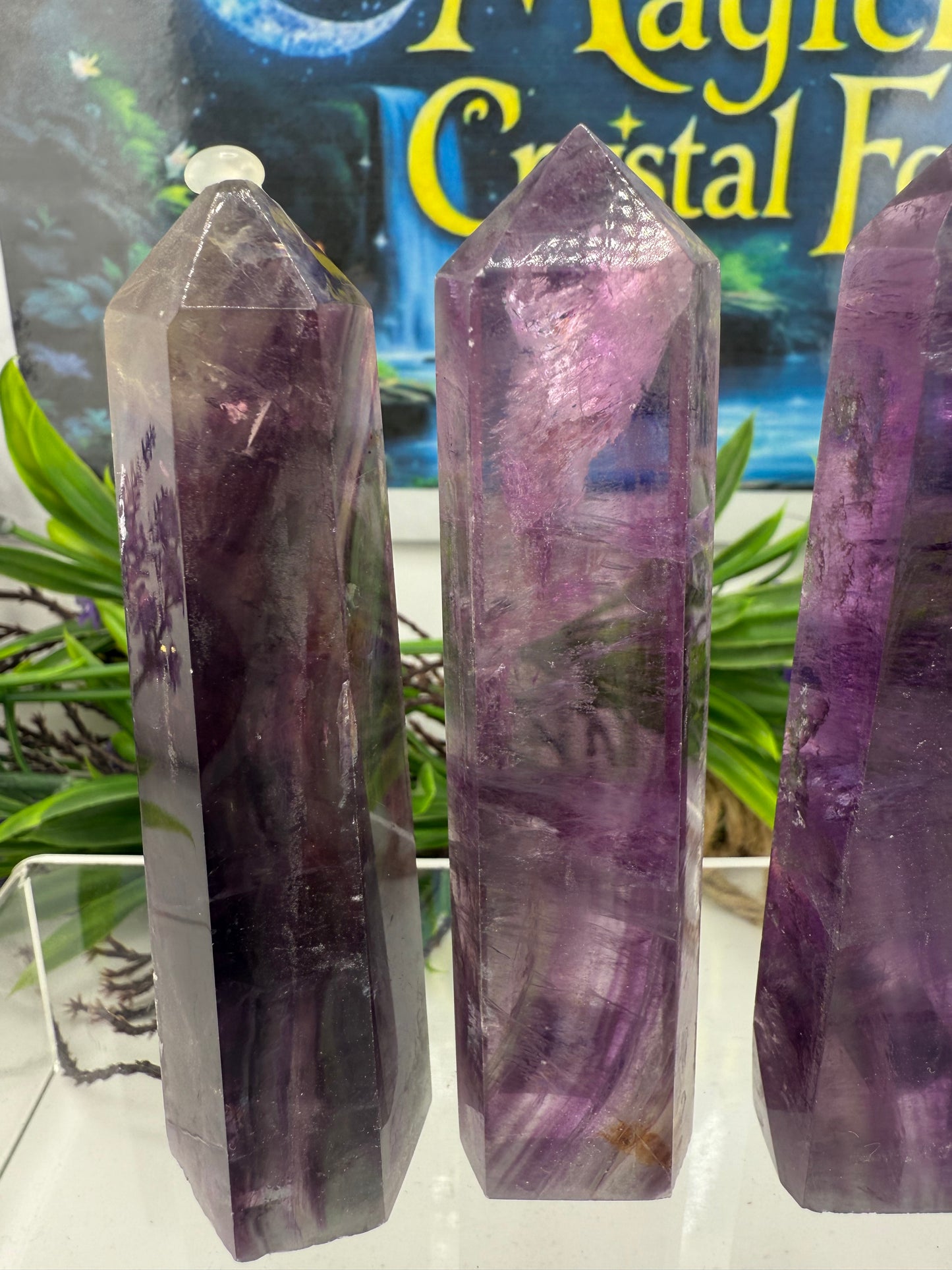 Purple Fluorite Point