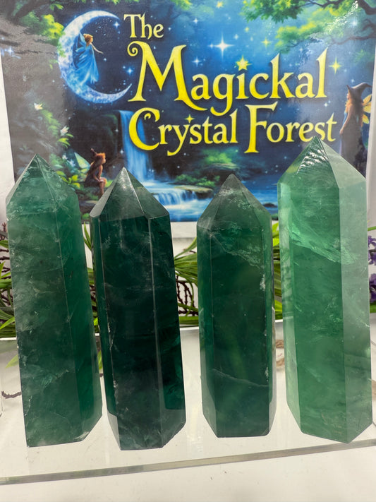 Emerald Green Fluorite Point