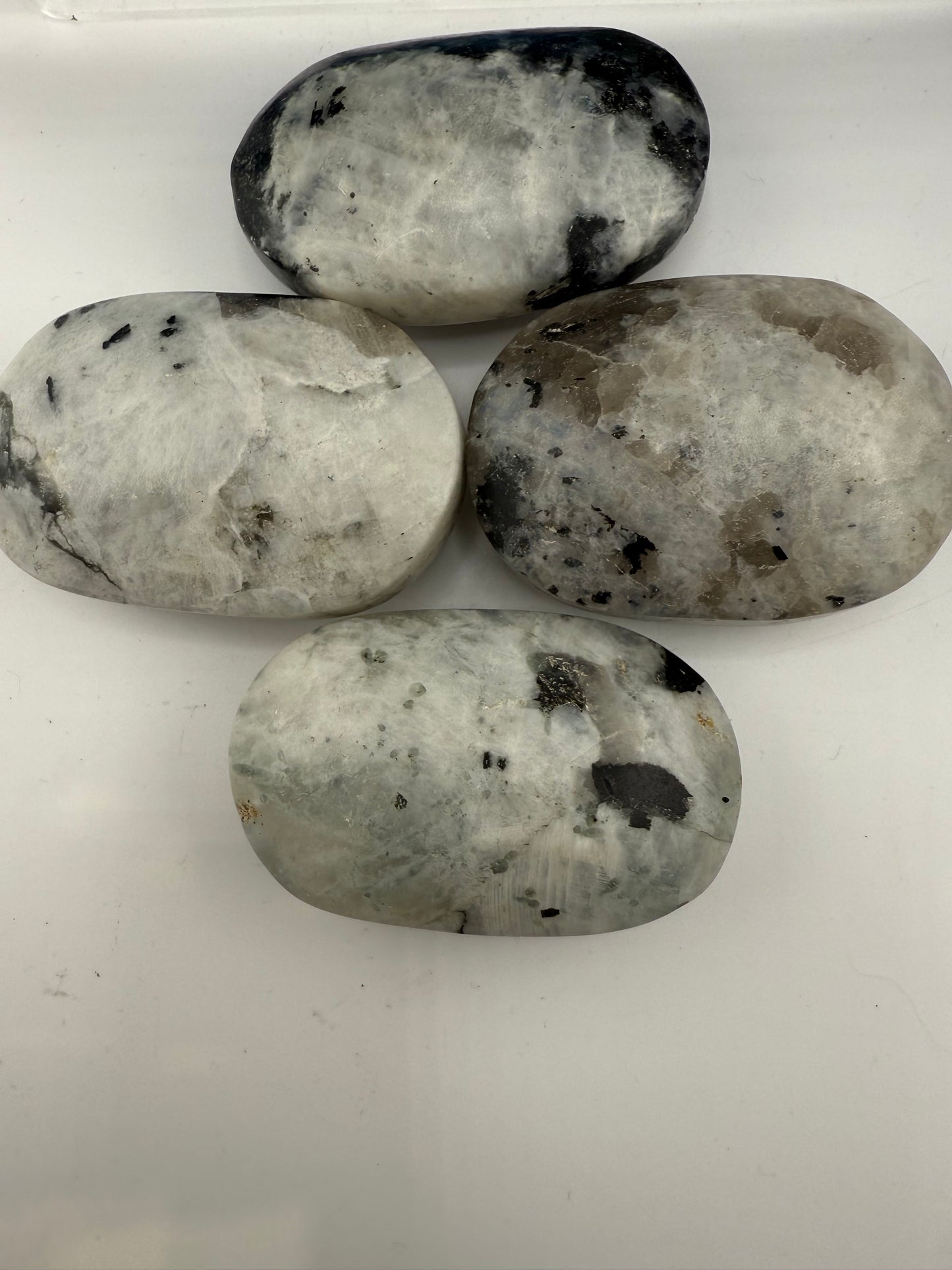 Rainbow Moonstone Palm Stone