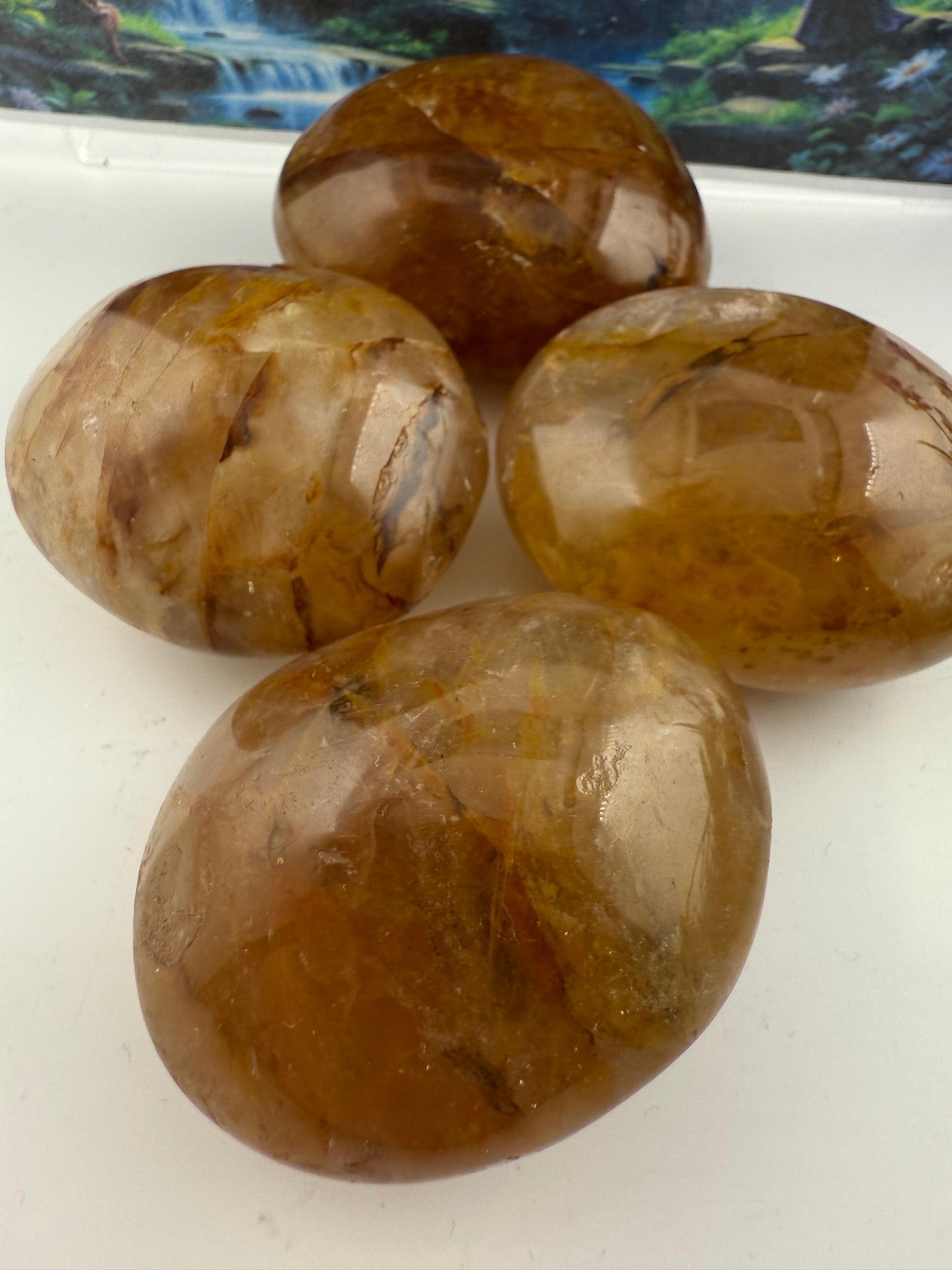 Golden Healer Palm Stones