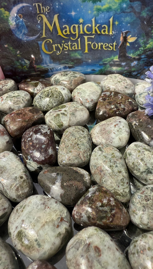 Copper / Peridot Tumbled